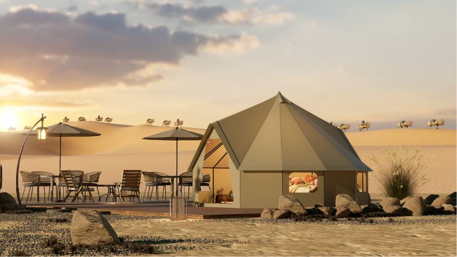 大兴安露营酒店帐篷厂家